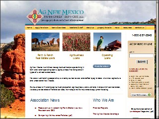 Web site www.agnewmexico.com, Ag New Mexico