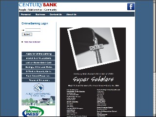 Web site www.centurynetbank.com, Century Bank
