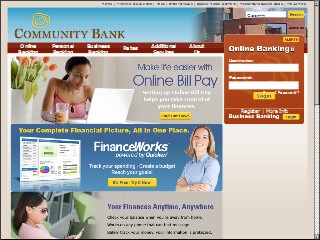 Web site www.communitybank.bz, Community Bank