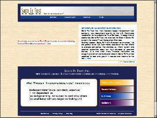 Web site www.santafetrust.com, Santa Fe Trust